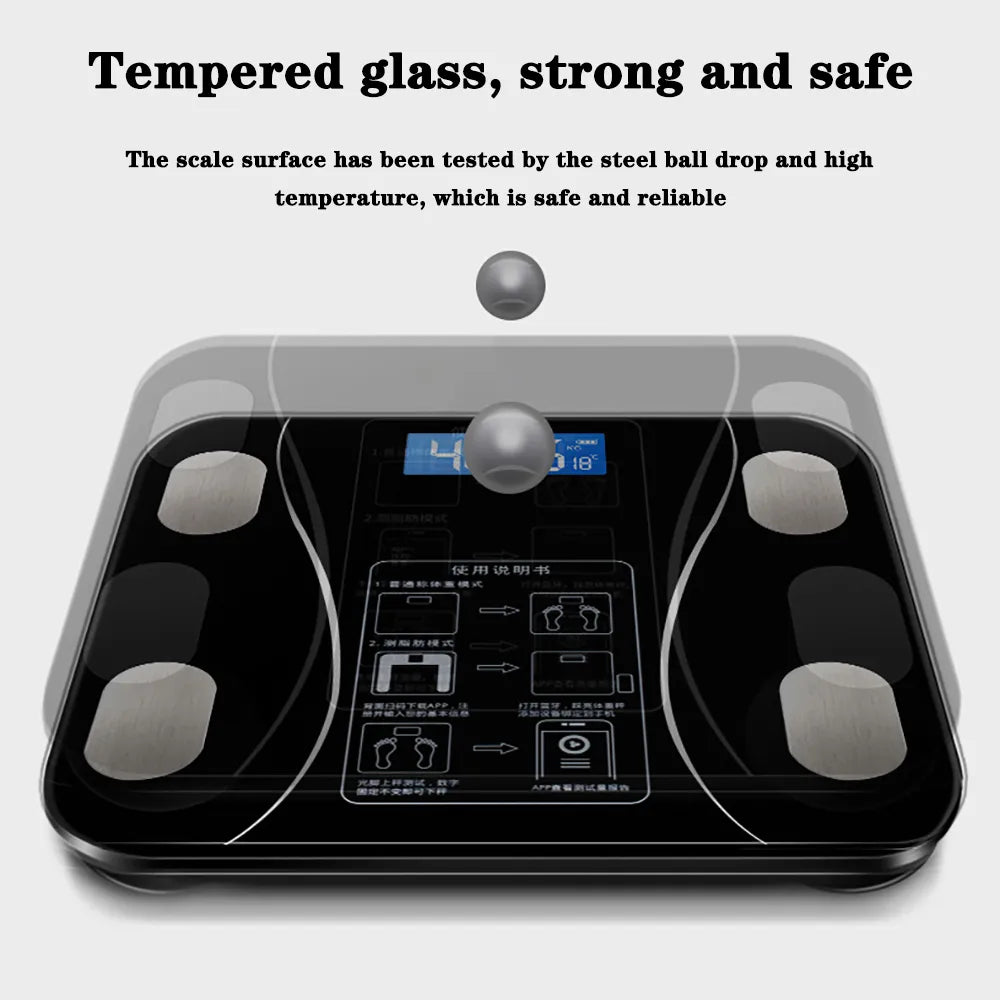 Wireless Digital Bathroom Weight Scale