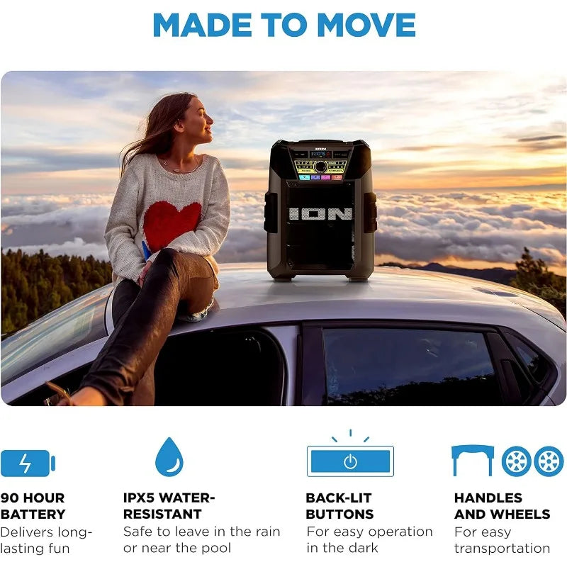 Portable Bluetooth Karaoke Party Speaker