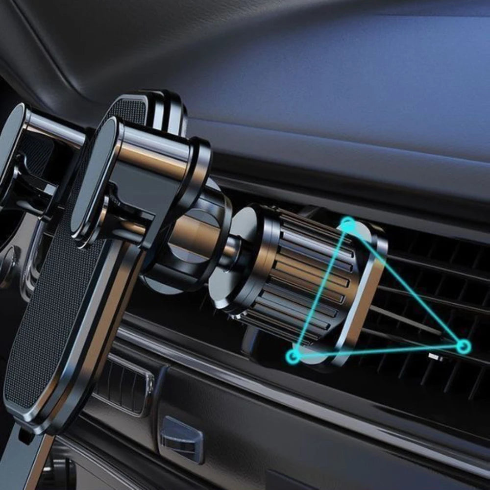 Safe Navigation Phone Holder Hands-free Adjustable Car Mount Phone Accessories Reliable Convenient Innovative Vent Clip Strong