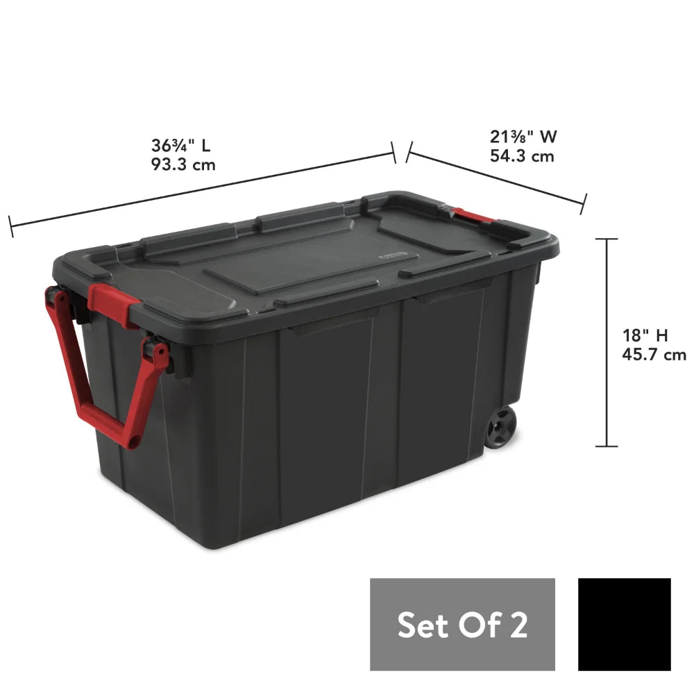 40 Gallon Wheeled Storage Bins