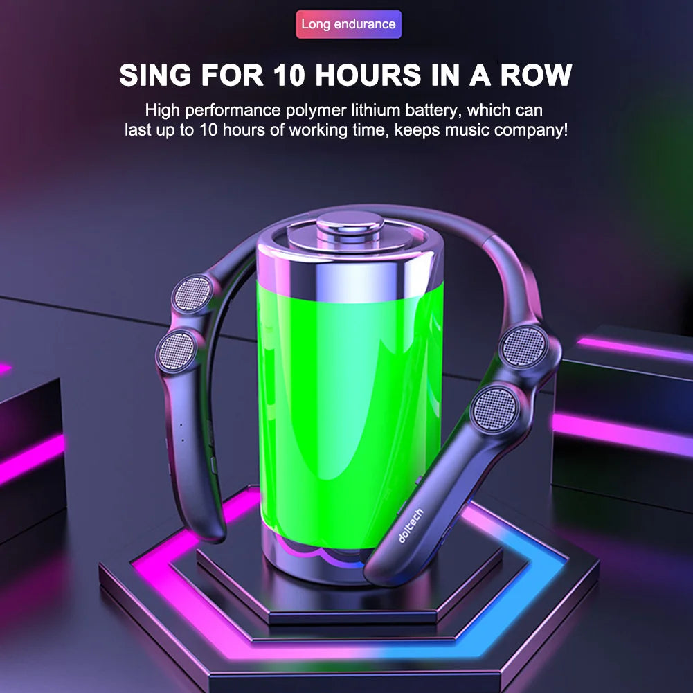 Wearable Player Bluetooth Speaker Hang Neck