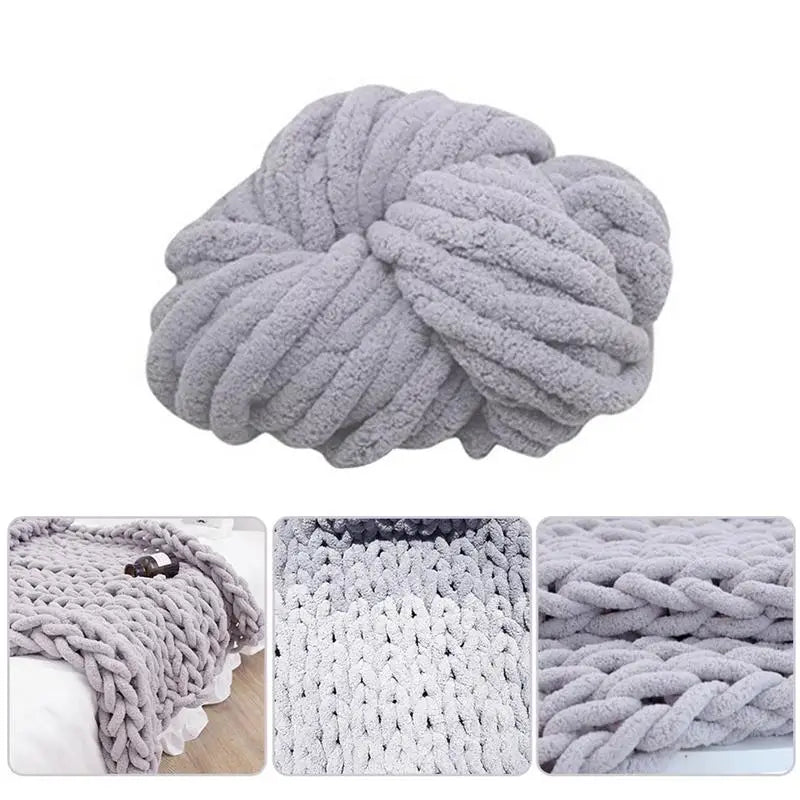 Multicolor Yarns For Knitting And Crochet Blanket