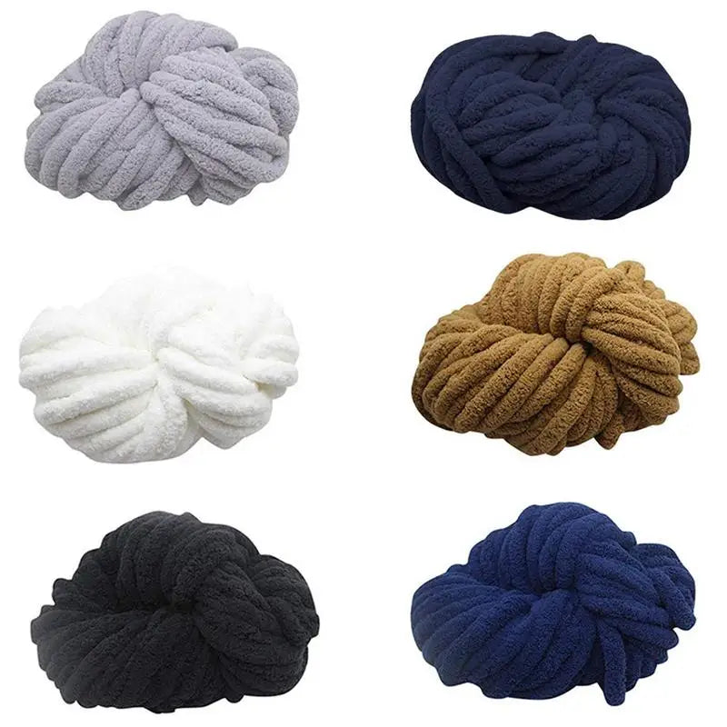 Multicolor Yarns For Knitting And Crochet Blanket