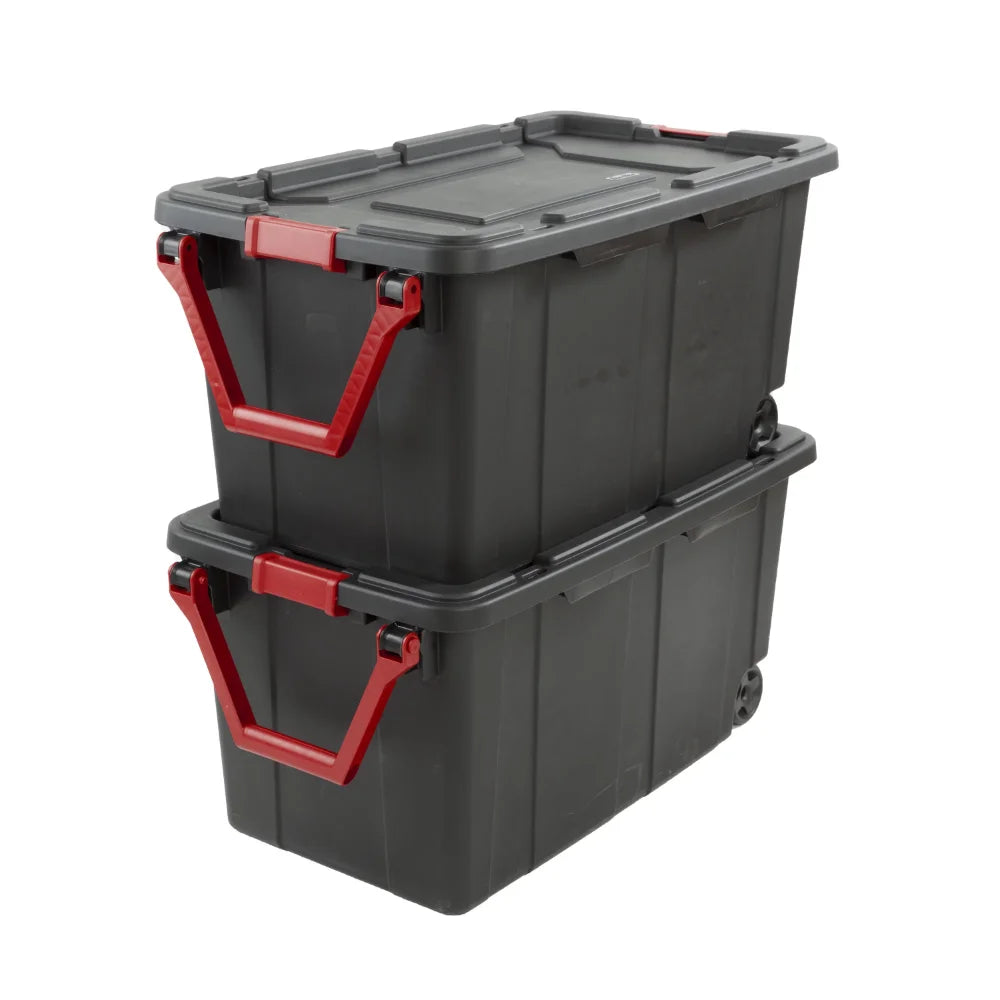 Storage Boxes 40 Gallon Wheeled