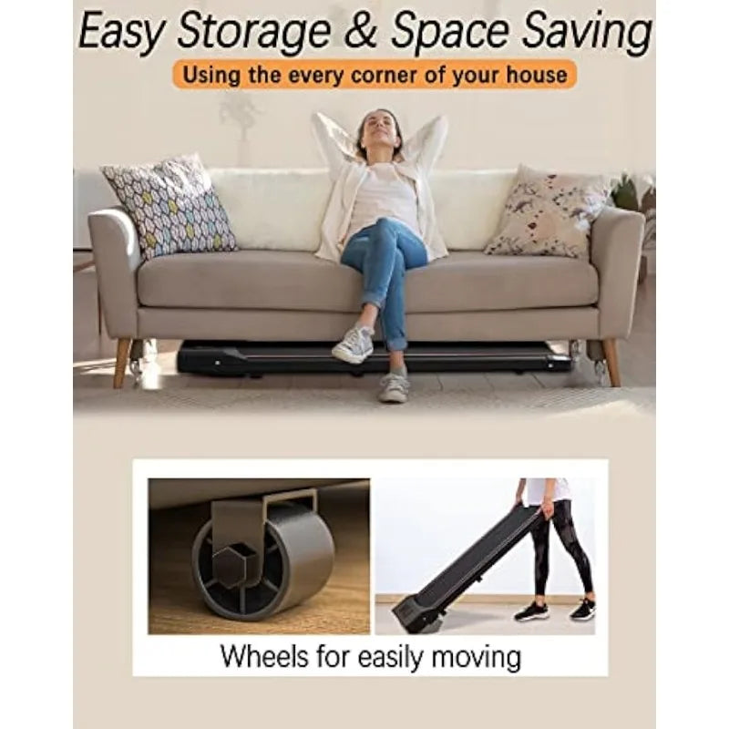Under Desk Treadmill Walking, Jogging Running Machine