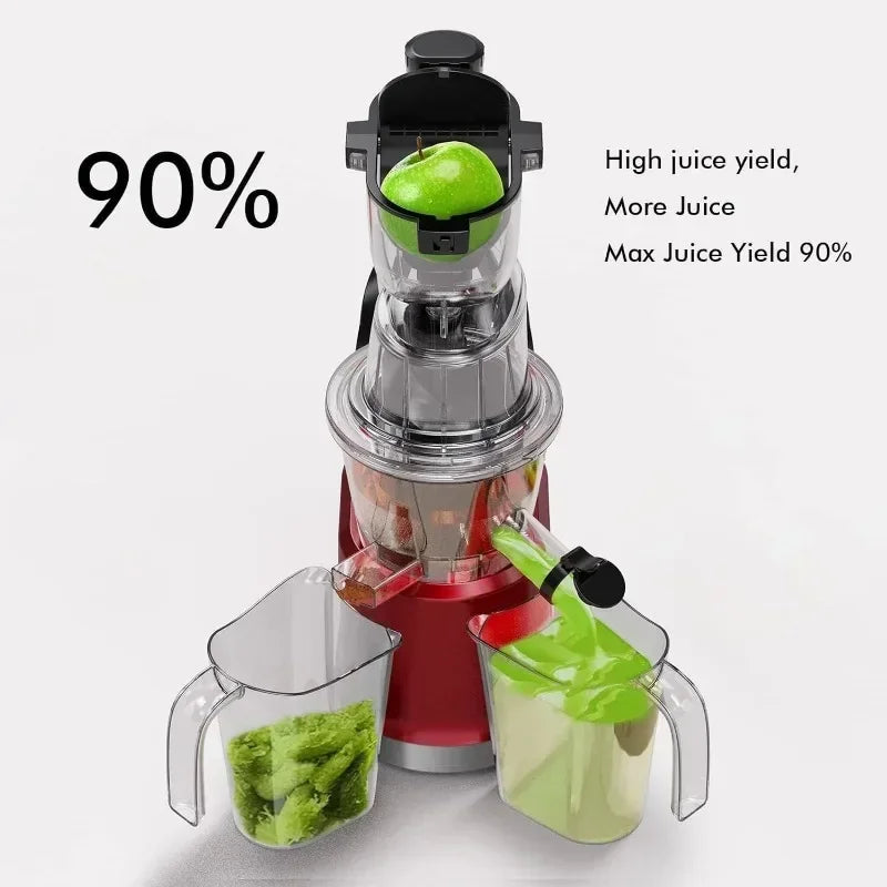 Cold Press Juicer Machine, Squeezer for Fruits and Vegetables