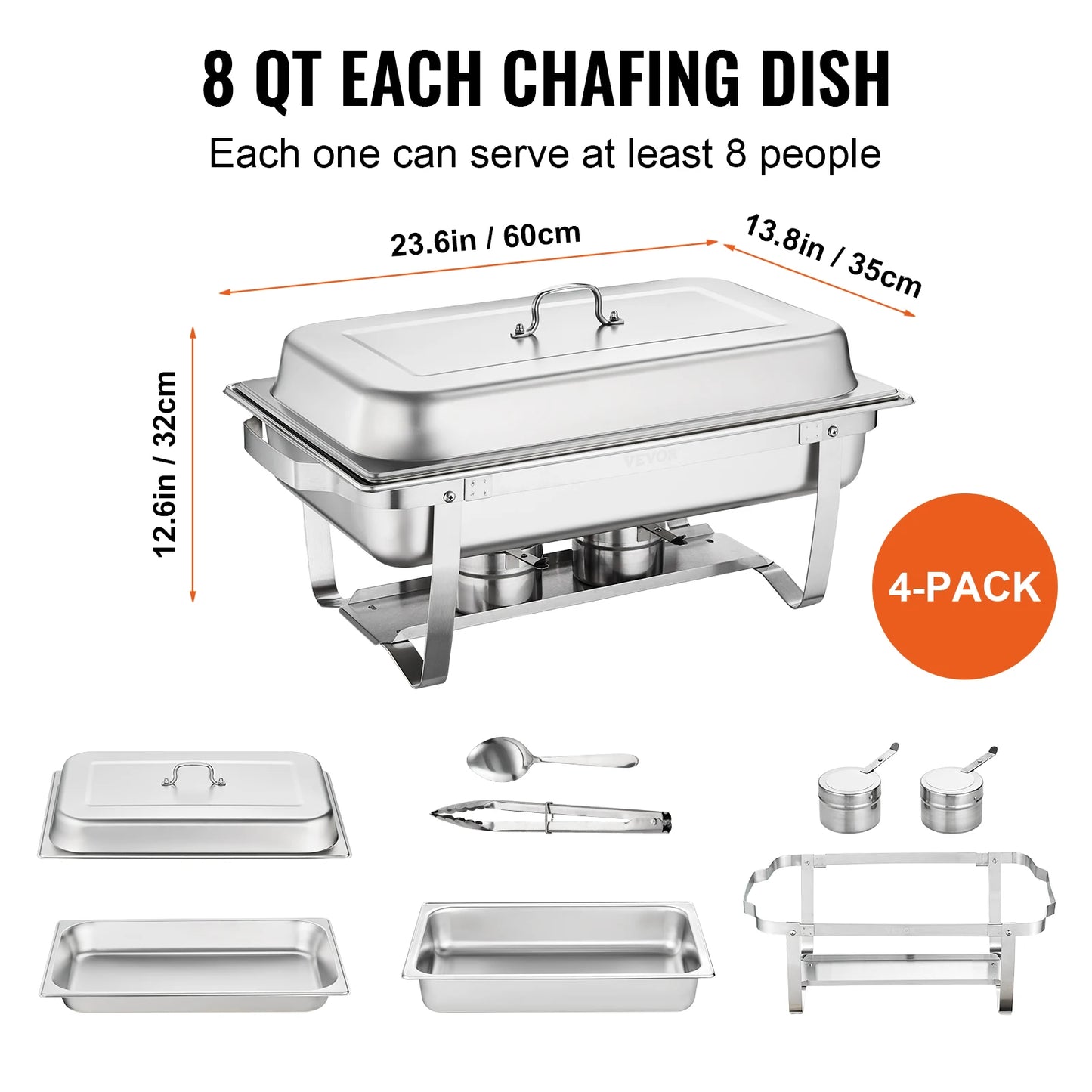 8QT Chaffing Dish