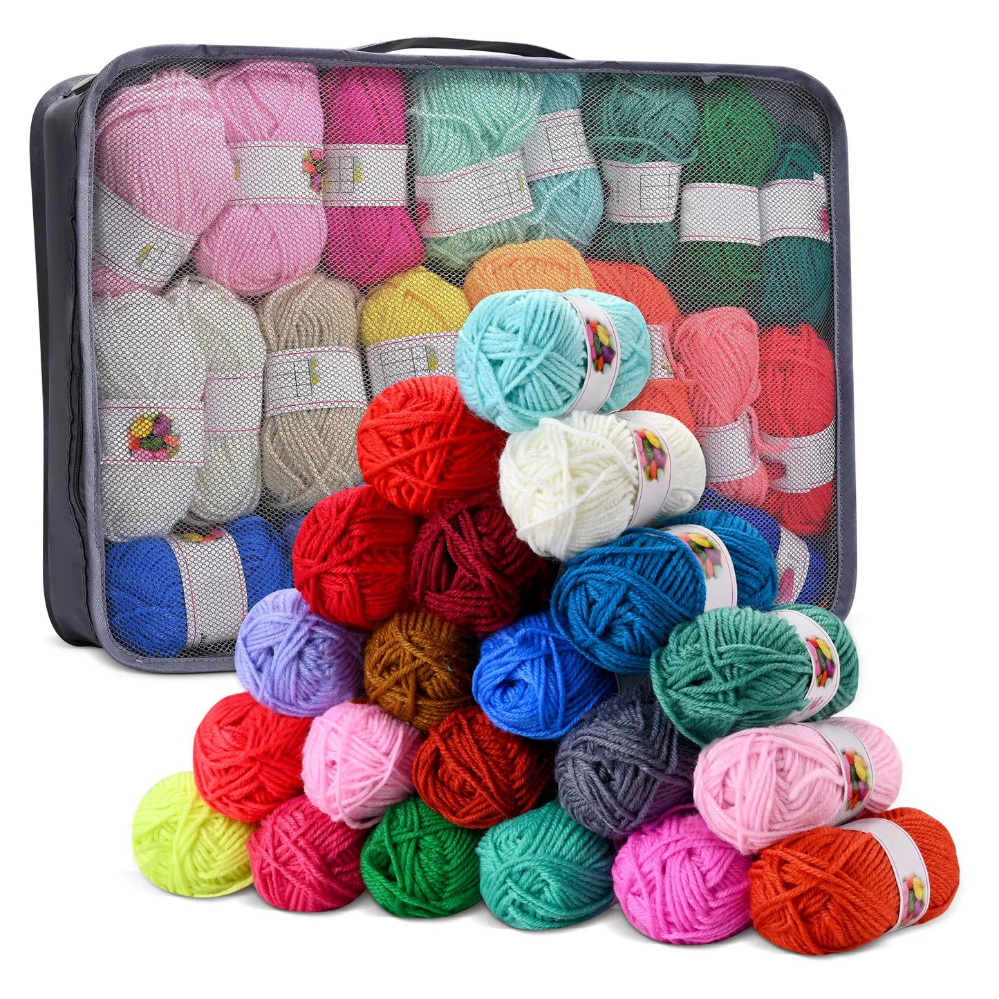 Knitting Yarn 8 Strands Of Wool kit