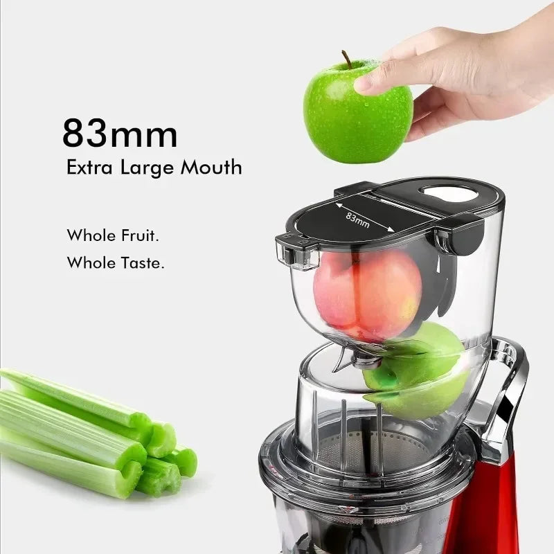 Cold Press Juicer Machine, Squeezer for Fruits and Vegetables