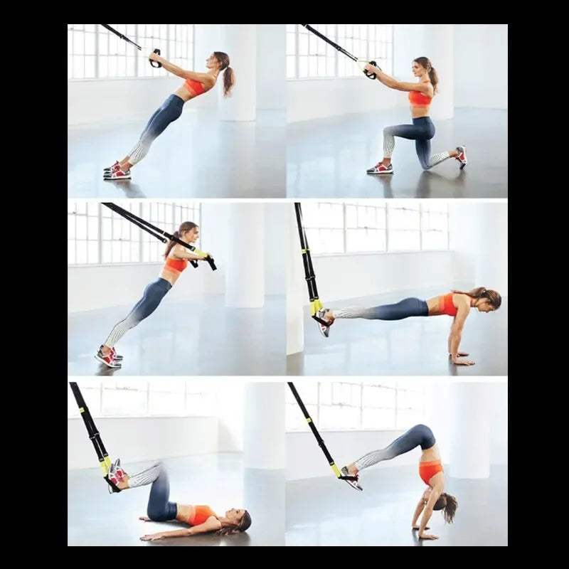 Fitness Strength Training Power Bands Wall Mount