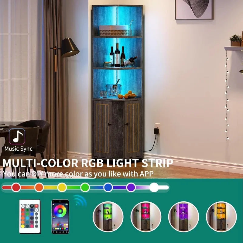 Living Room Cabinet bookcase with Storage