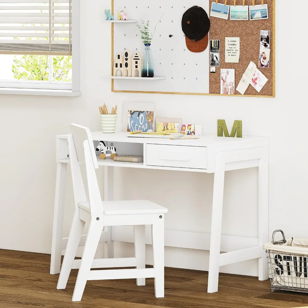 Kids Computer Desk and Chair Set