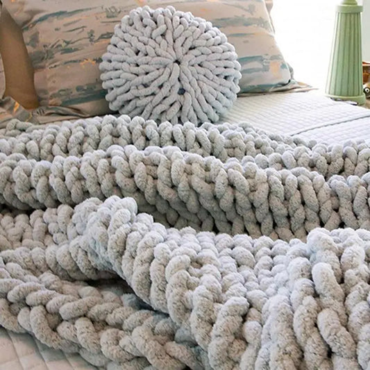 Multicolor Yarns For Knitting And Crochet Blanket