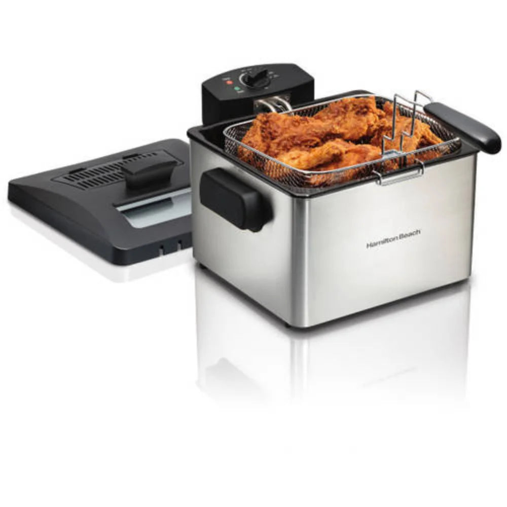 Professional-Style Deep Fryer, Electric Kitchen Equipment