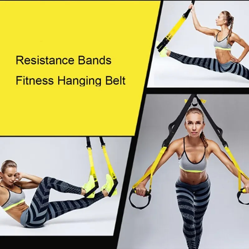 Fitness Strength Training Power Bands Wall Mount