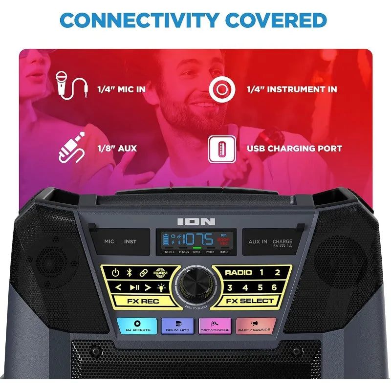 Portable Bluetooth Karaoke Party Speaker