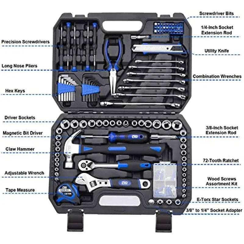 Toolbox, General Home and Auto Repair Kit