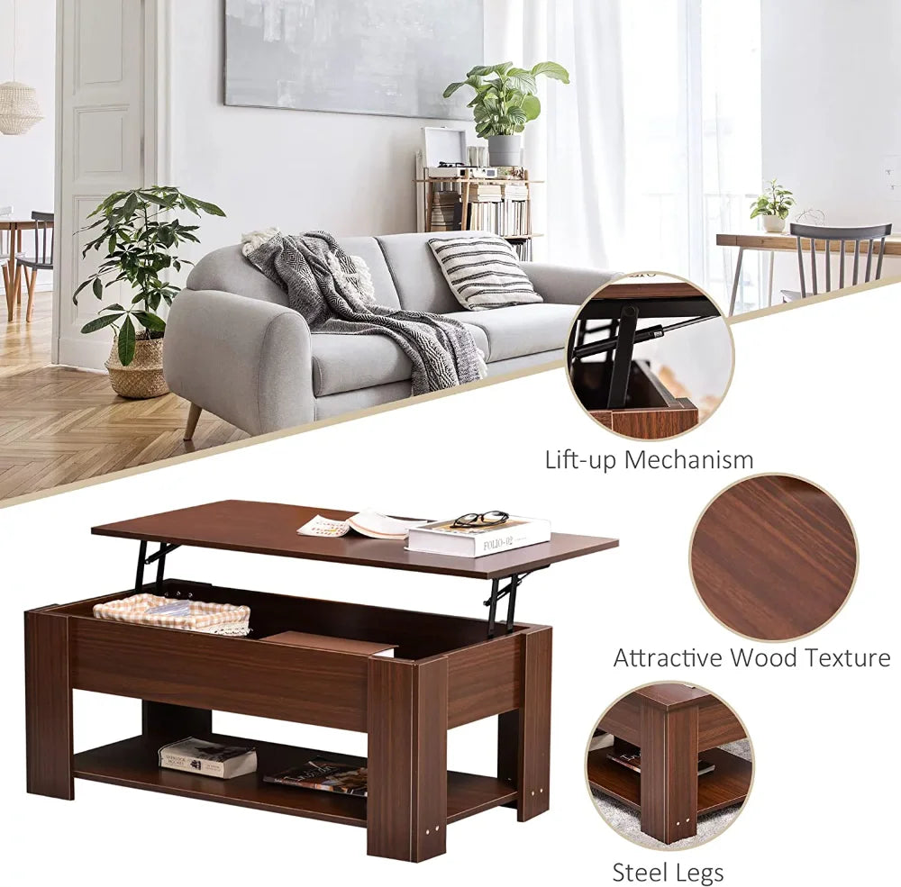 Lift Top Coffee Table for Living
