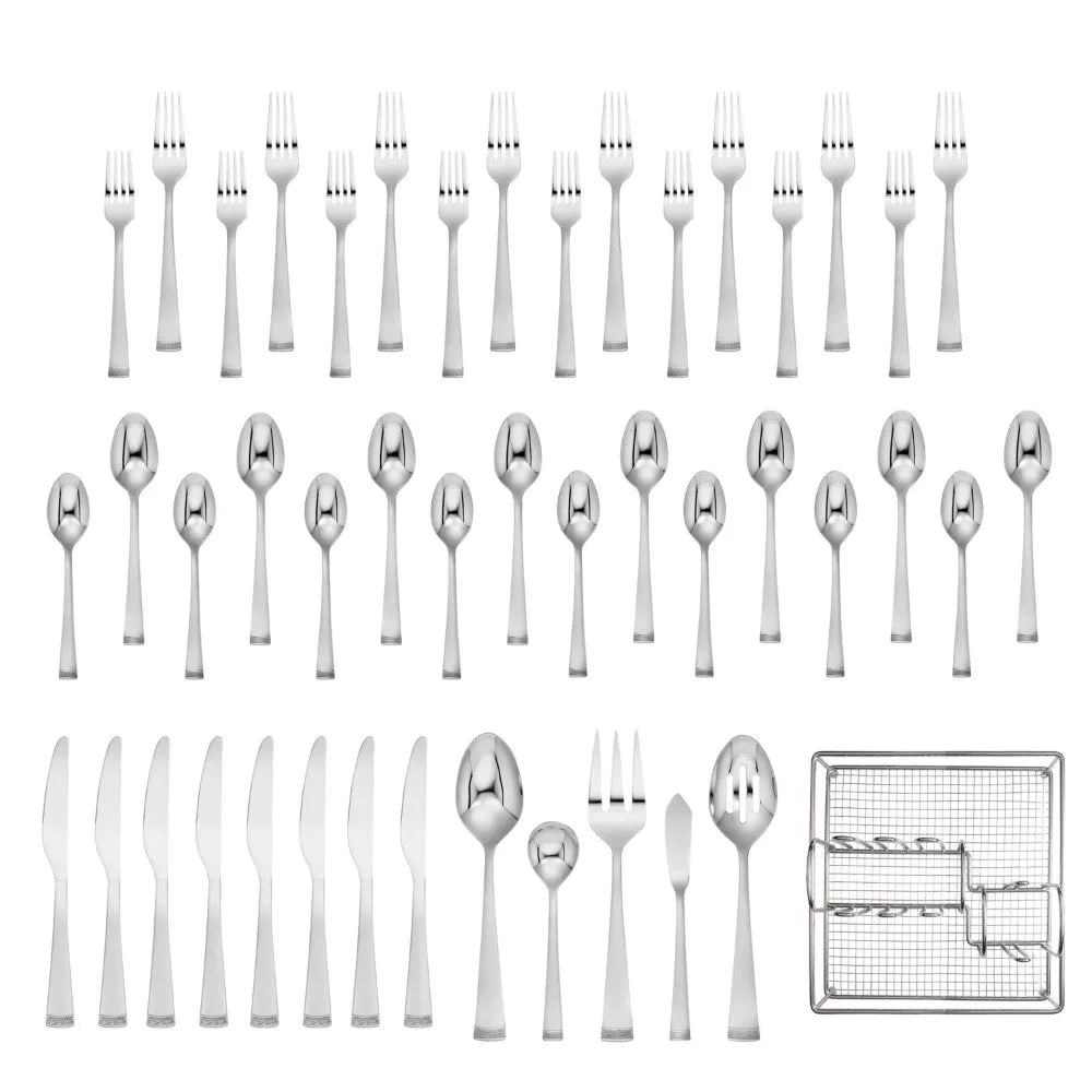 Dinnerware Flatware Set 45-Piece