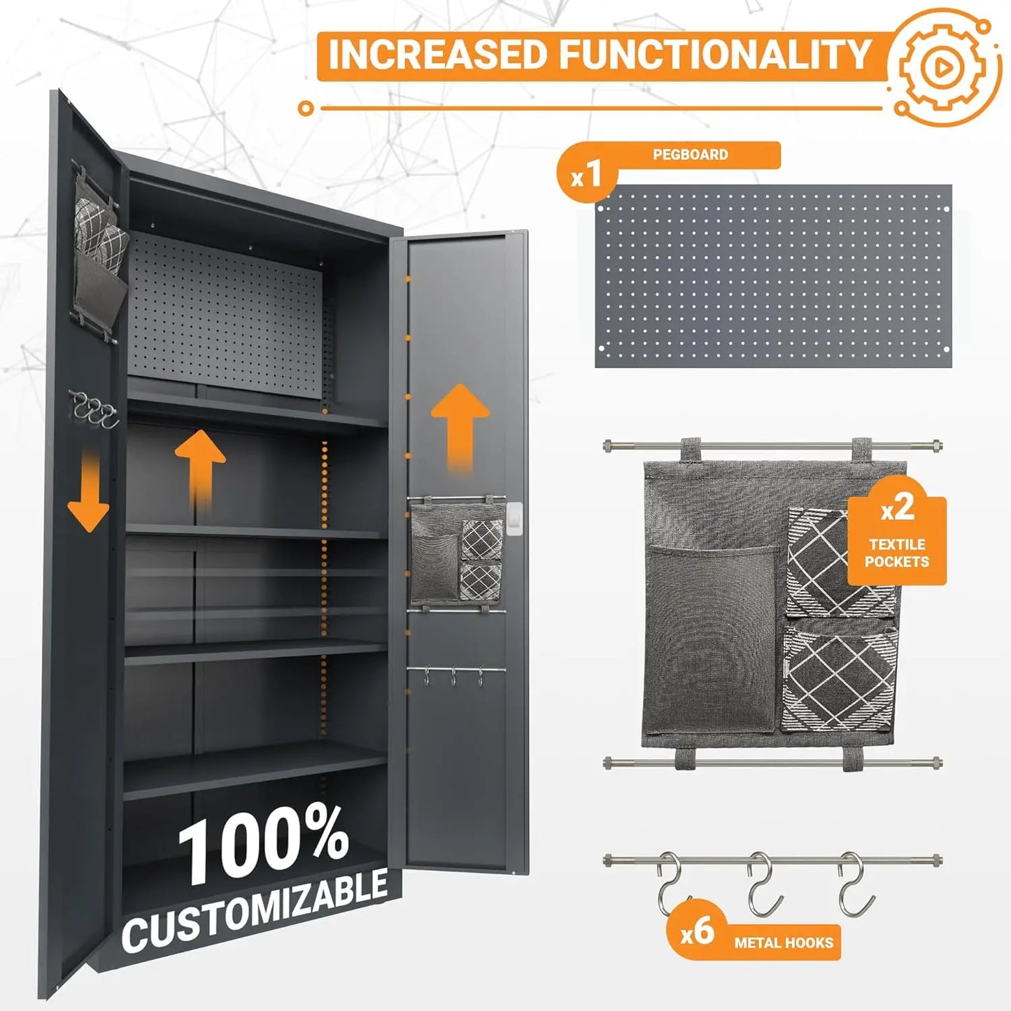 Metal Storage Cabinet Garage Storage Cabinet