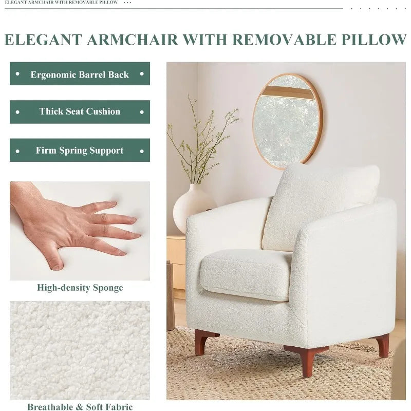 Accent Chair with Ottoman