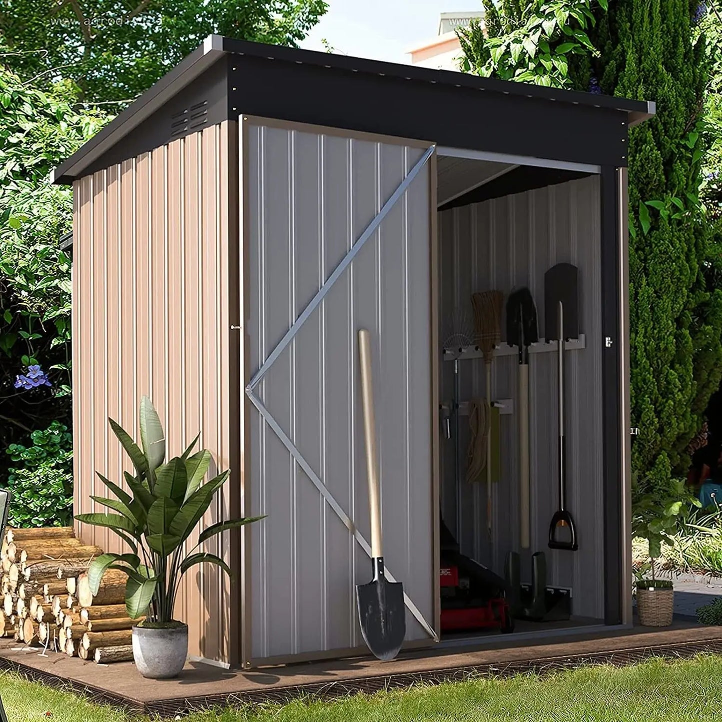 Outdoor Storage Shed, Tool and Garden