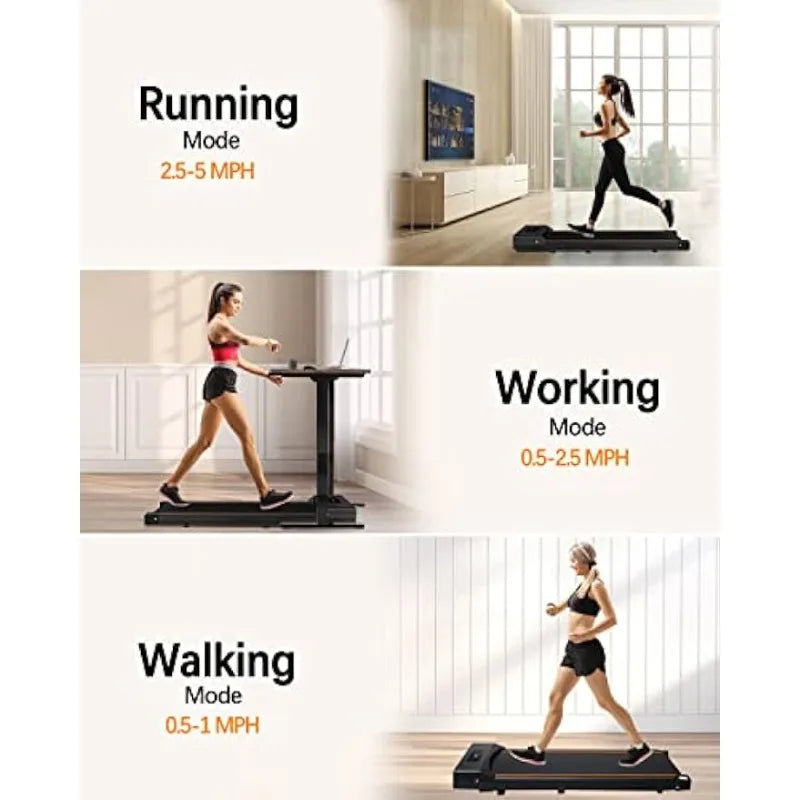 Under Desk Treadmill Walking, Jogging Running Machine