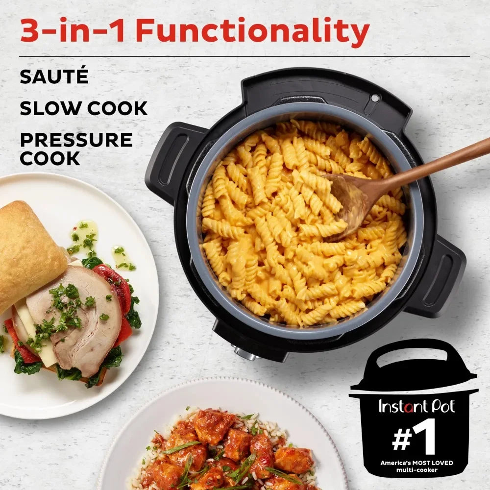 6 Qt Rice Cooker Pressure W/ Digital Display Built-In Timer Kitchen