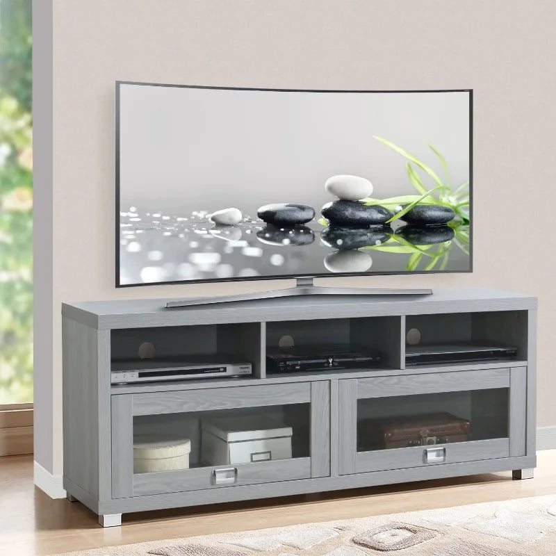 TV Stand for Living Room w/ Shelving