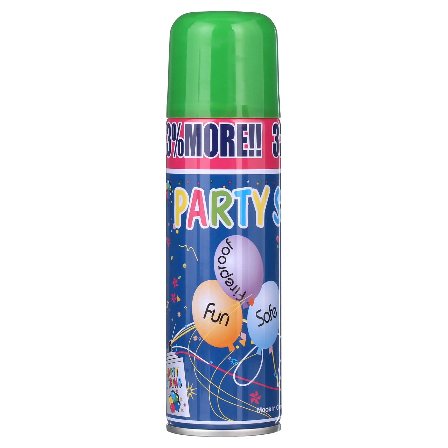Party Pack of Party Streamer Spray Silly String Cans