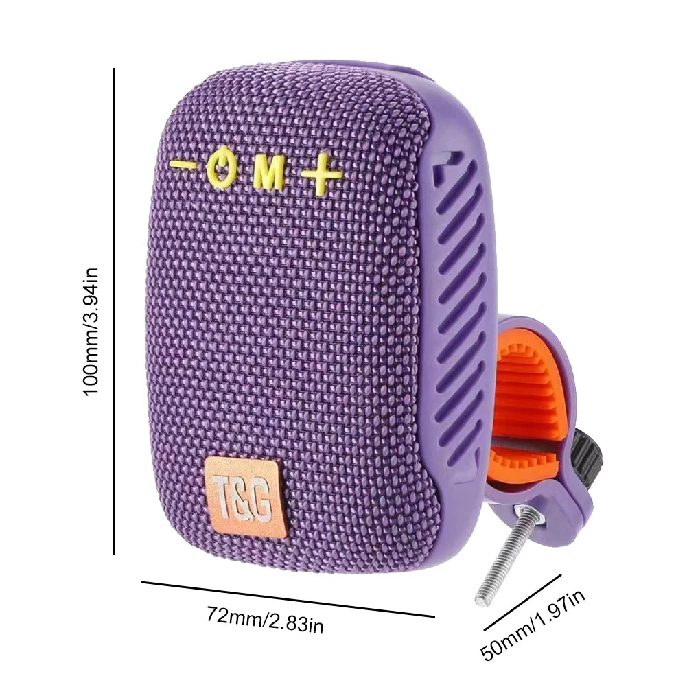 Bicycle Bluetooth Speaker Portable Wireless Sound Box Rechargeable Handlebar Speaker Waterproof Subwoofer for Scooter
