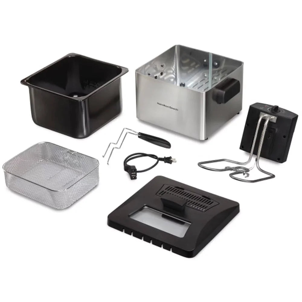 Professional-Style Deep Fryer, Electric Kitchen Equipment