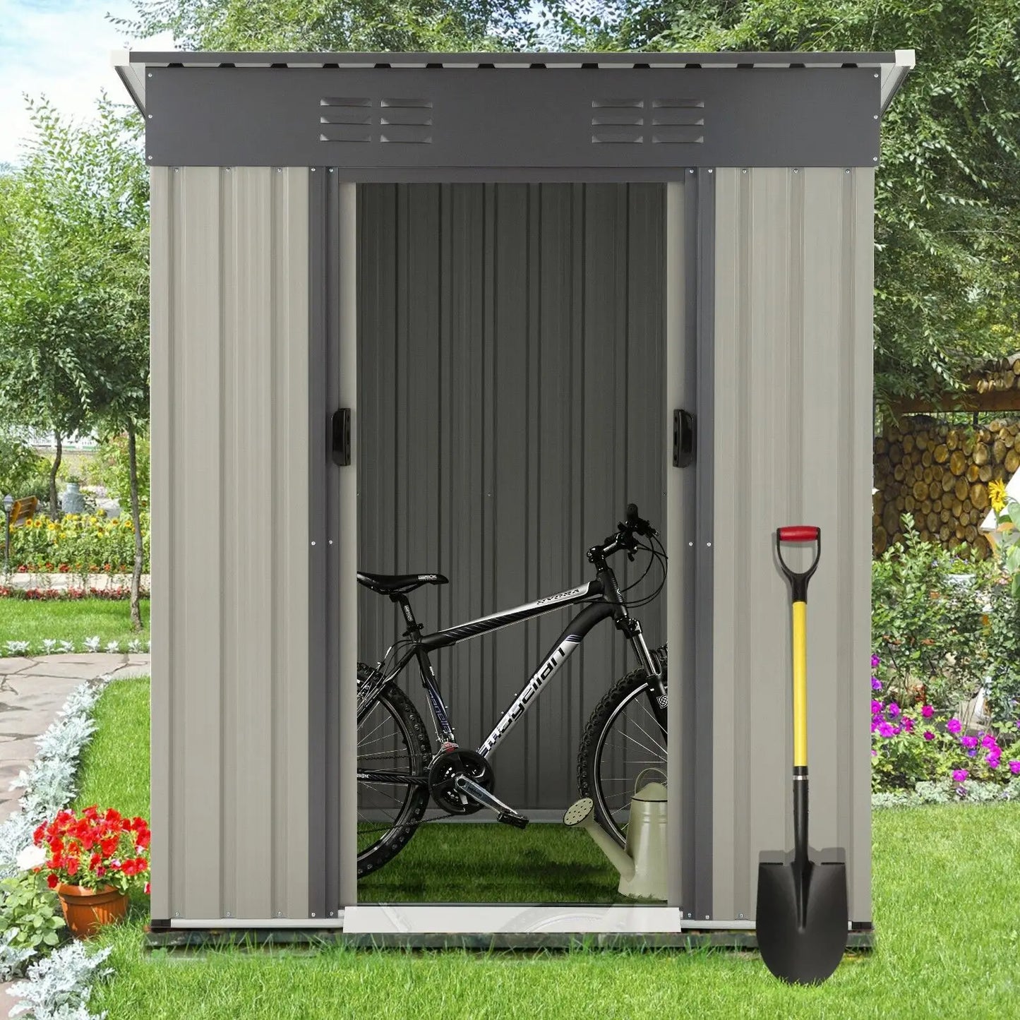 Outdoor Storage Shed, Tool and Garden