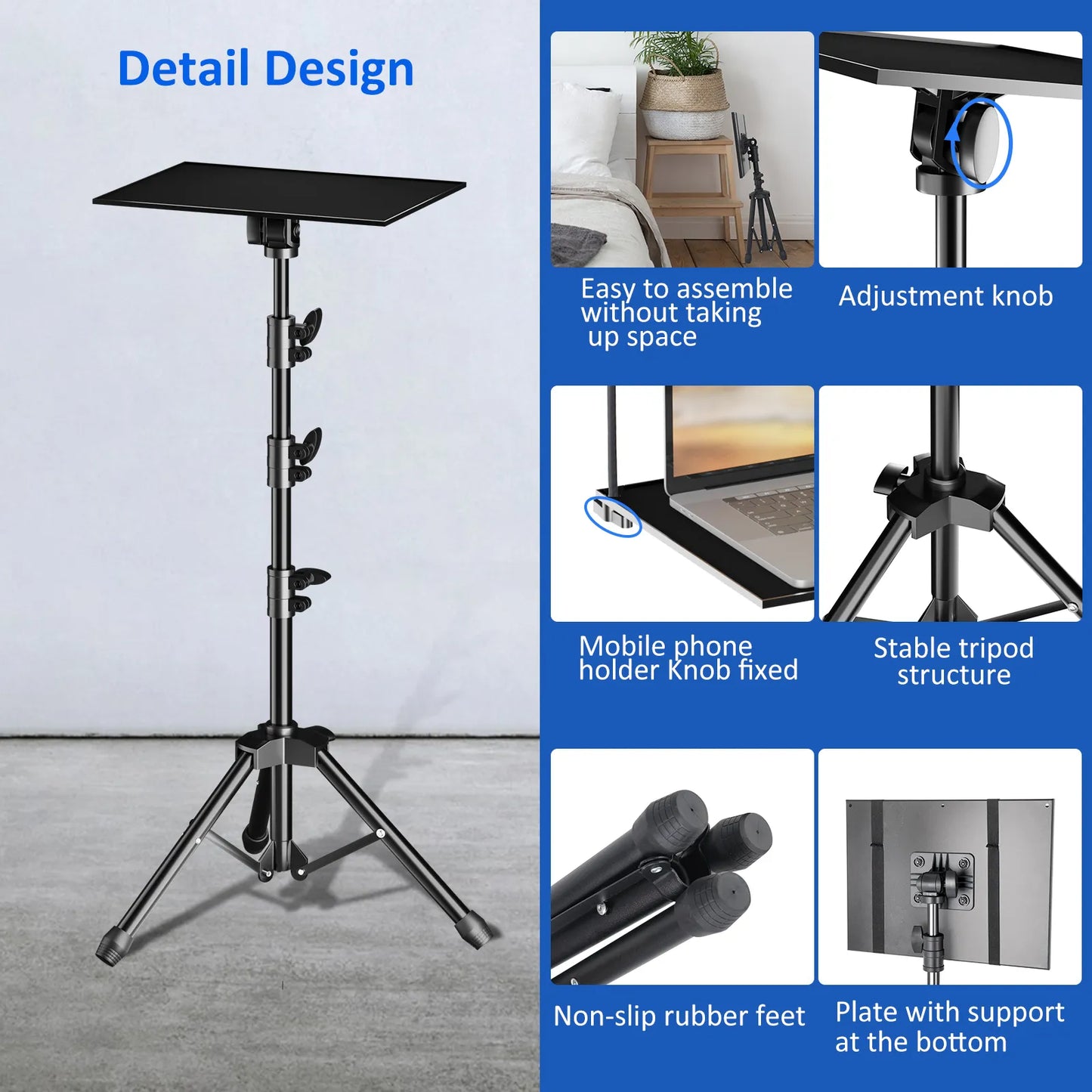 125cm projector tripod, or for Laptop