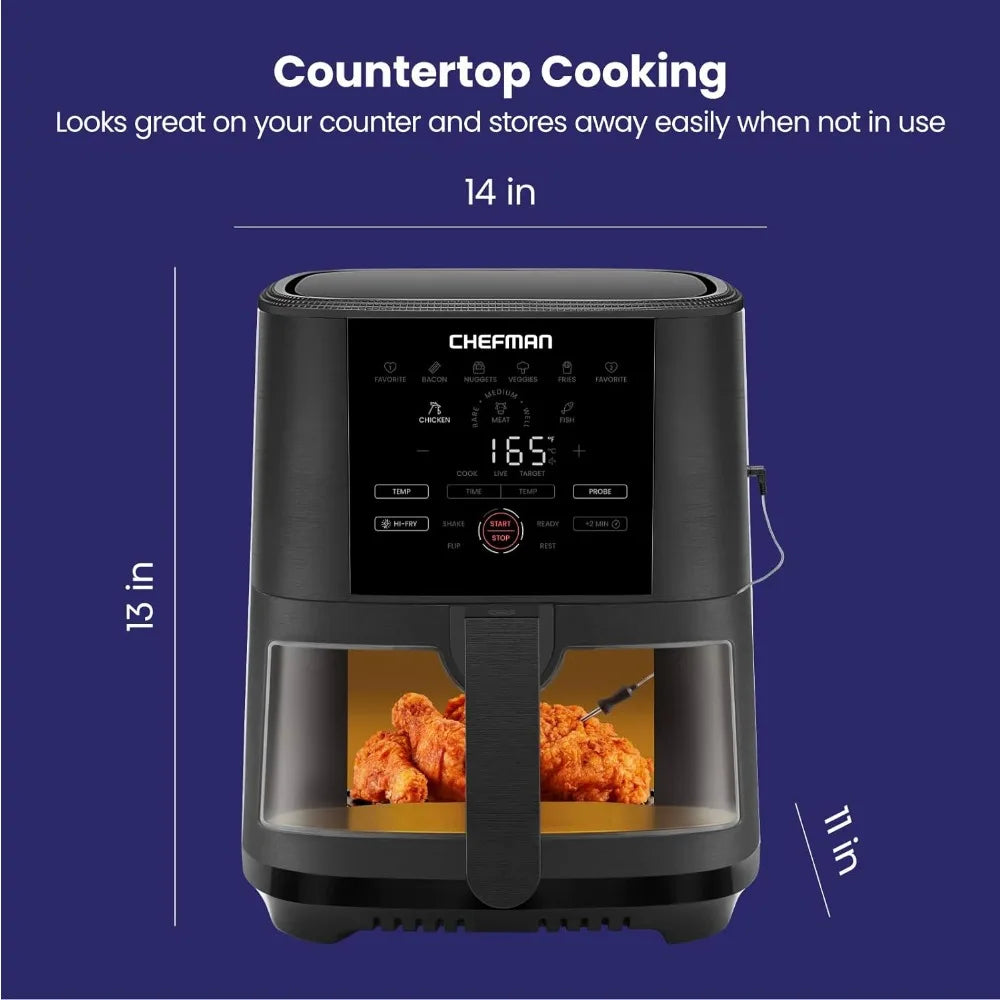 Digital Air Fryer with Temperature Probe