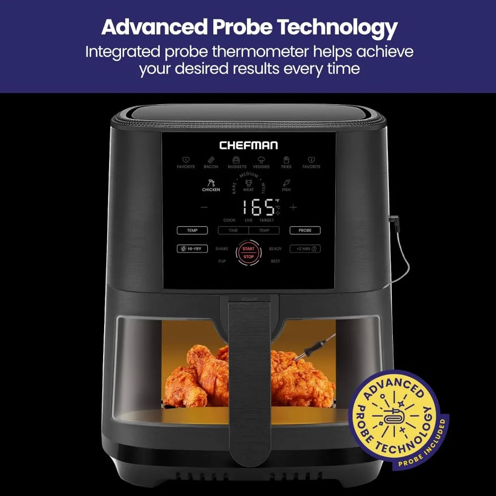 Digital Air Fryer with Temperature Probe