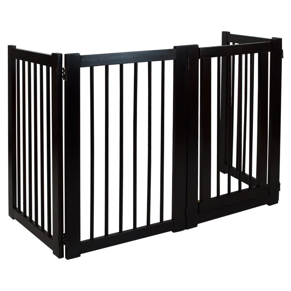 Pet Gate with Walk Through Door