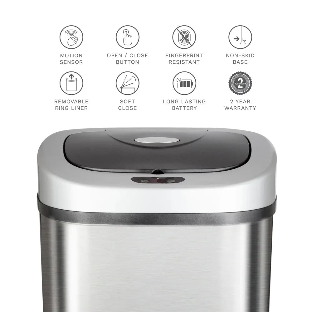 21.1 Gallon Trash Can, Motion Sensor