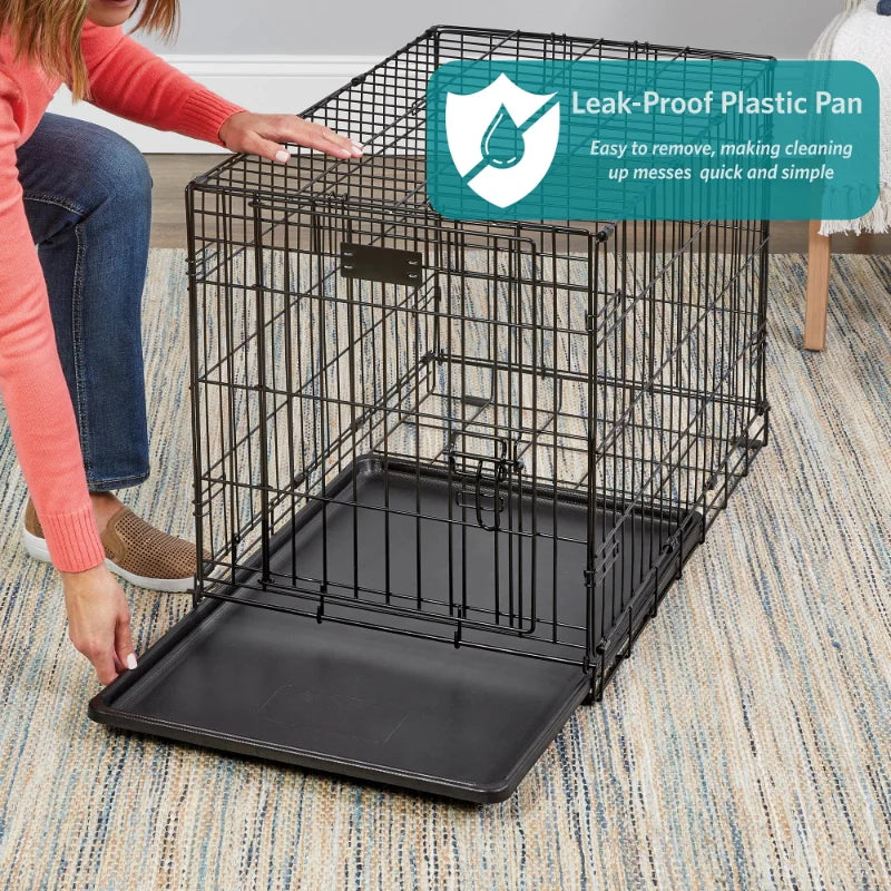 Folding Metal Dog Crate Medium Toy XS XL Intermediate Large Dog Cage