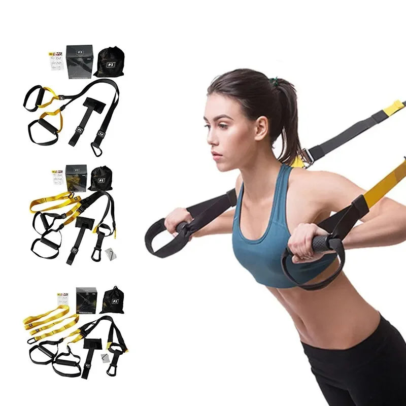 Fitness Strength Training Power Bands  Wall Mount