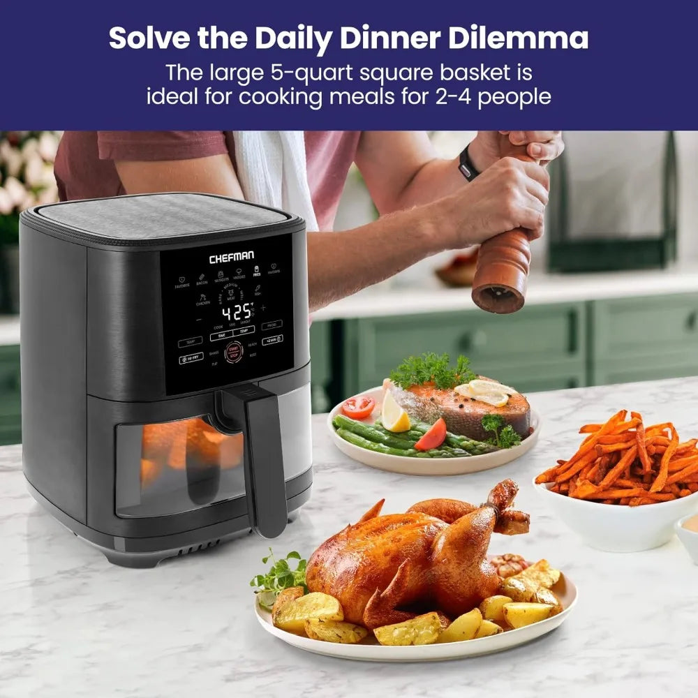 Digital Air Fryer with Temperature Probe