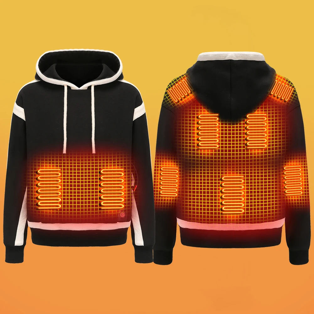 Men Women USB Heating Hoodies