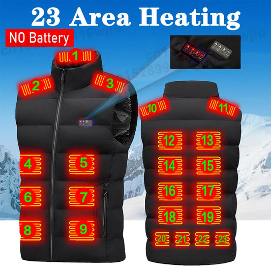 Men Winter Electric Heated Vest