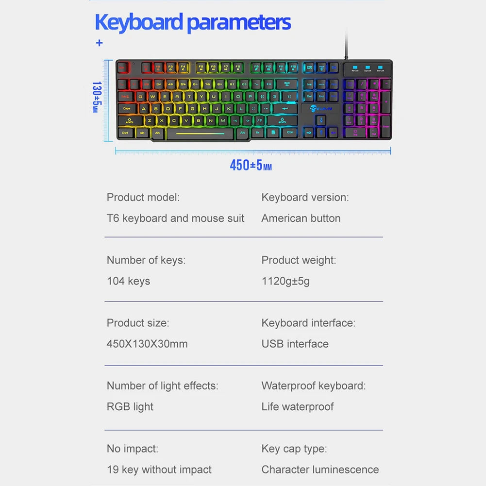 Gaming Keyboard Computer Supplies