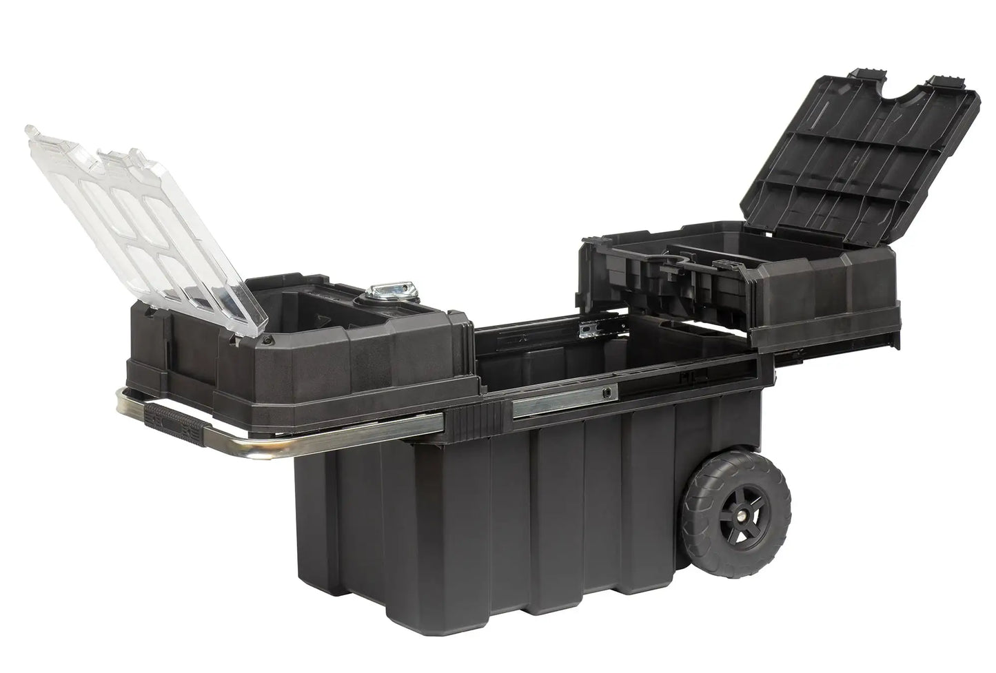 24in Rolling Tool Box, Portable Black