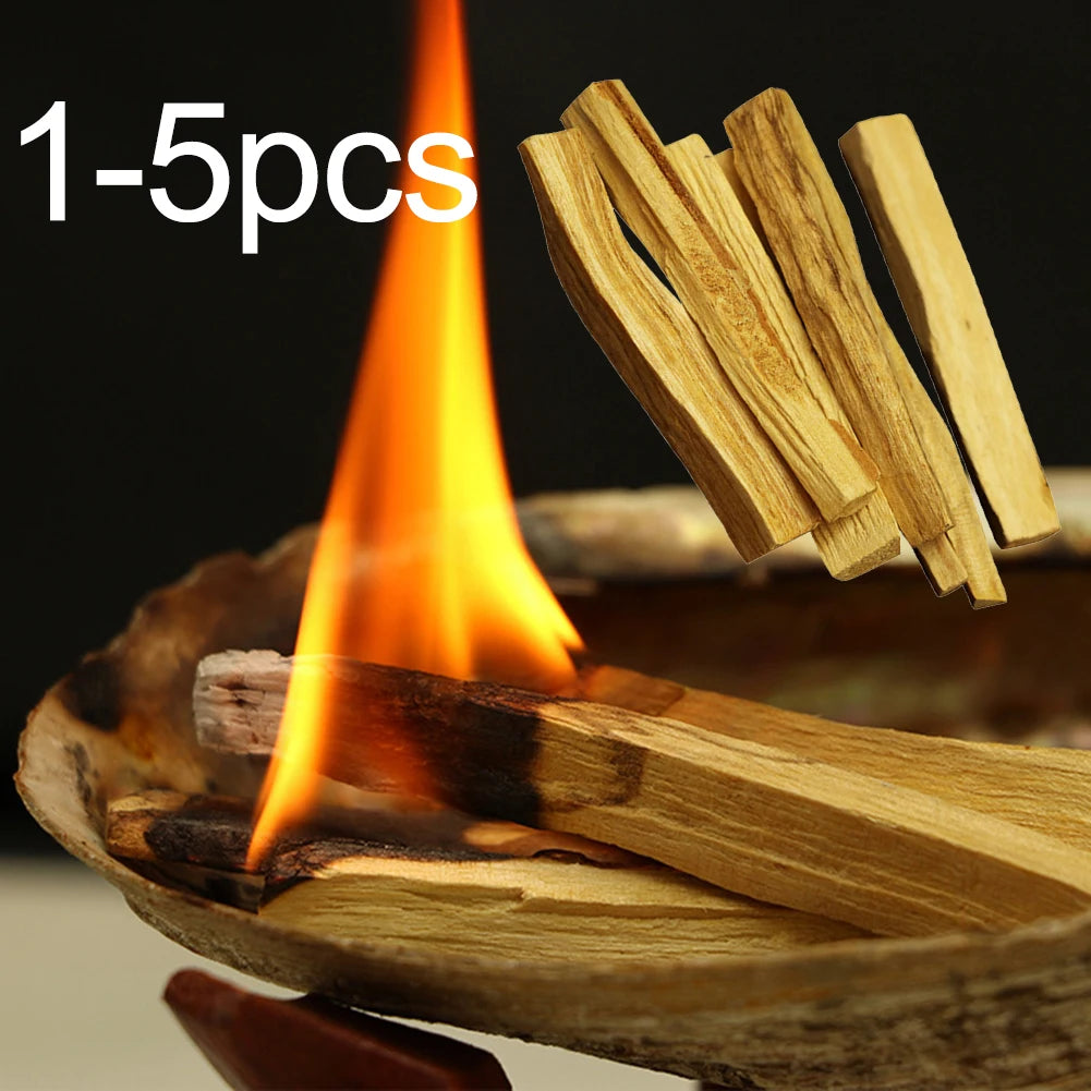 1-5pcs Palo Santo Natural Incense Sticks Aromatherapy